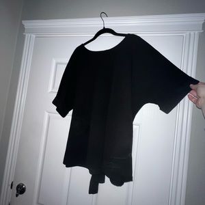 Worthington, 0X, T-Shirt Blouse, tie in the back.